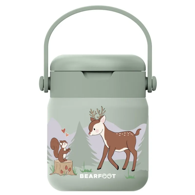 BEARFOOT Mattermos 500 ml – Grønn Hjort