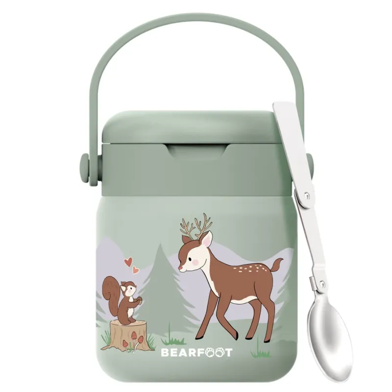 BEARFOOT Mattermos 500 ml – Grønn Hjort
