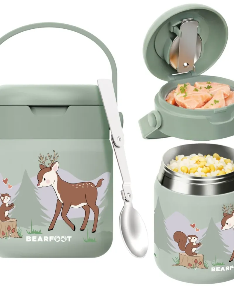 BEARFOOT Mattermos 500 ml – Grønn Hjort