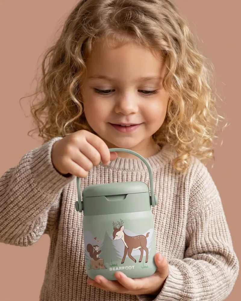 BEARFOOT Mattermos 500 ml – Grønn Hjort