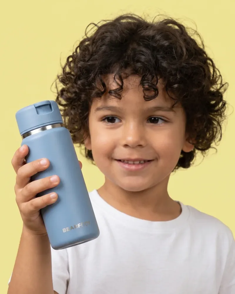 BEARFOOT Tiny drikkeflaske 200 ml – blå