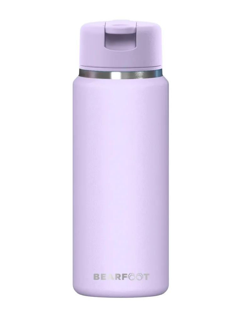 Termoflaske for barn 200 ml – BEARFOOT Tiny, lilla