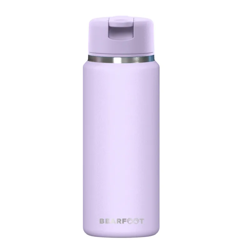 Termoflaske for barn 200 ml – BEARFOOT Tiny, lilla