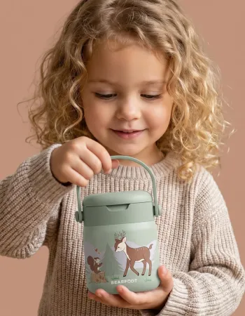 BEARFOOT Mattermos 500 ml – Grønn Hjort